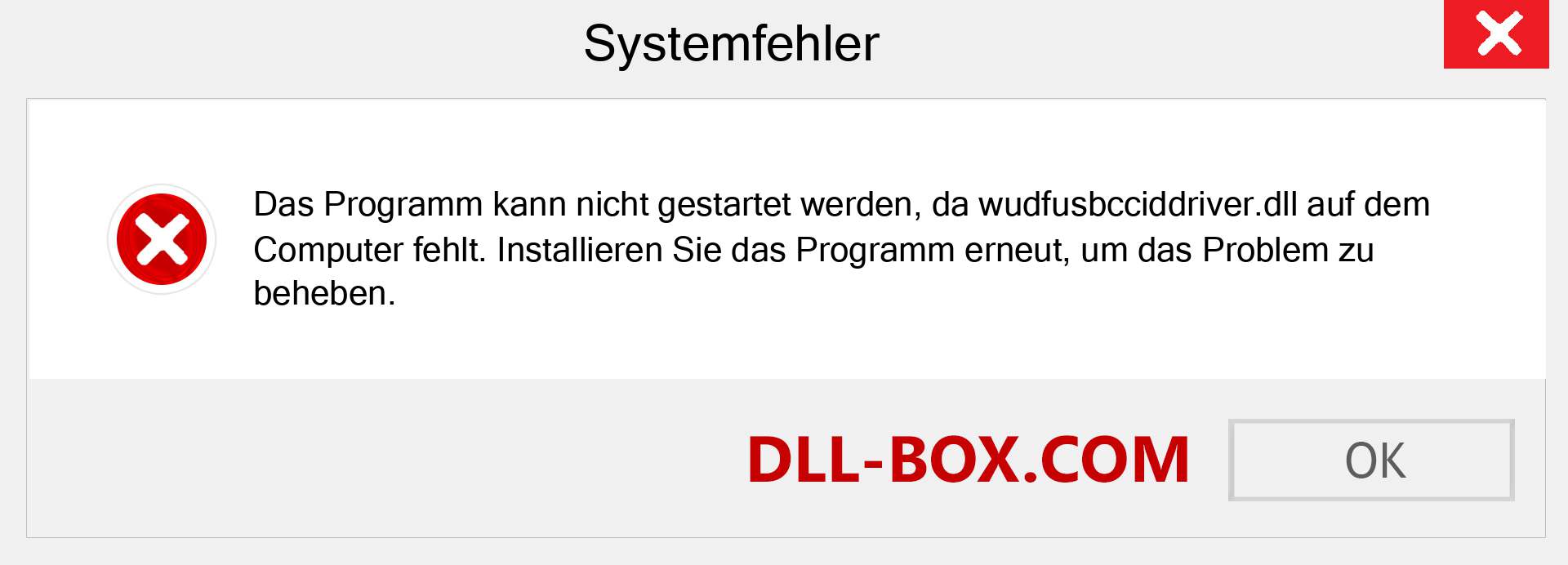 wudfusbcciddriver.dll-Datei fehlt?. Download für Windows 7, 8, 10 - Fix wudfusbcciddriver dll Missing Error unter Windows, Fotos, Bildern